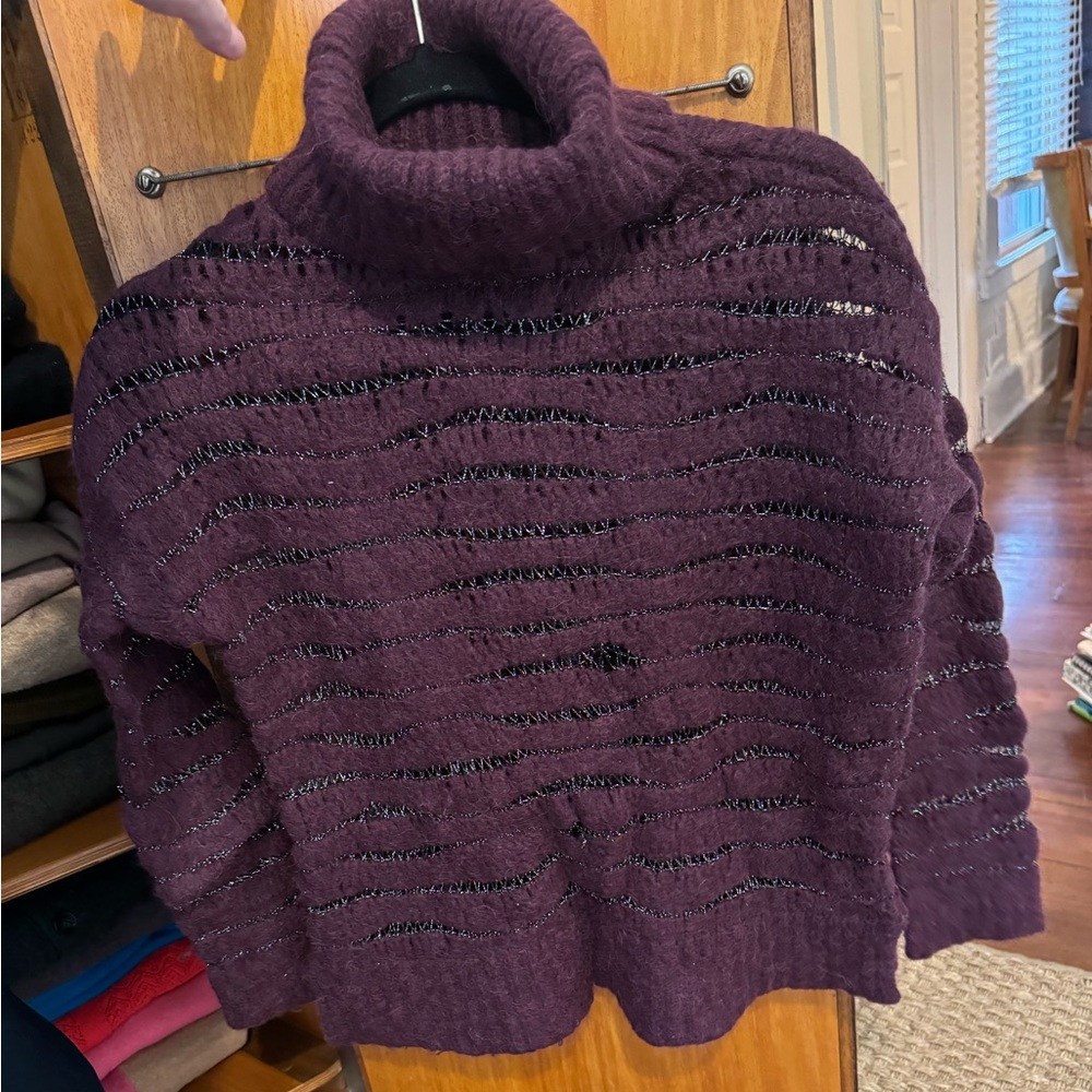 Nanette Lepore Knit Lurex Sweater